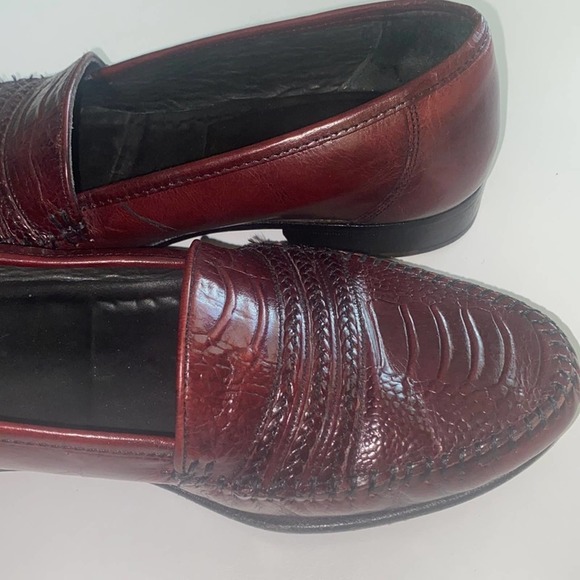 STUART MCGUIRE MADE IN ITALY RED LOAFERS - Picture 5 of 9